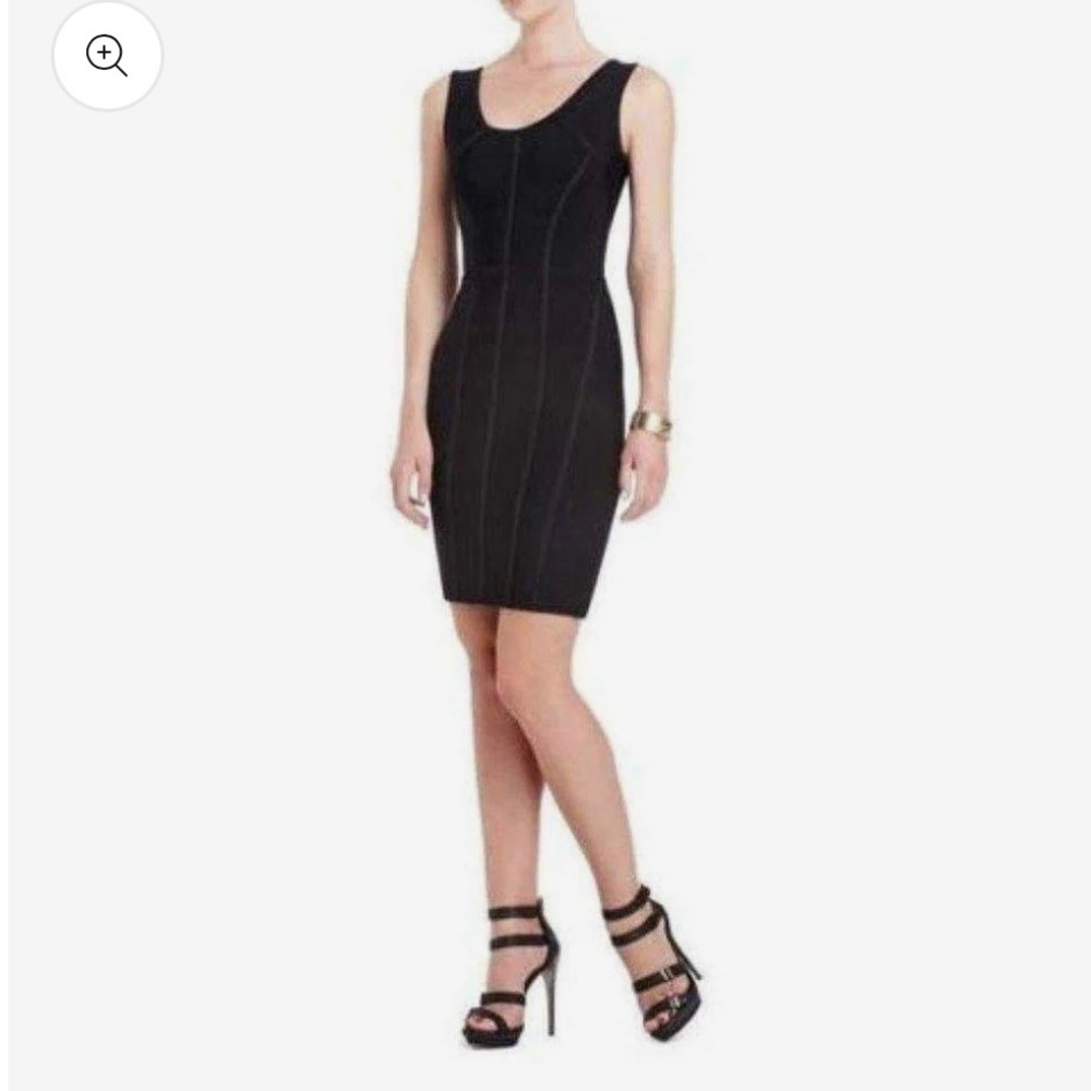 BCBGMaxAzria Makenna Black BodyCon Sheet Dress Size Small NWT